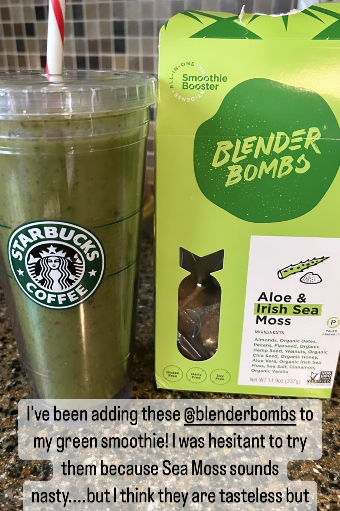 Blender Bombs Smoothie Booster: Aloe & Irish Sea Moss