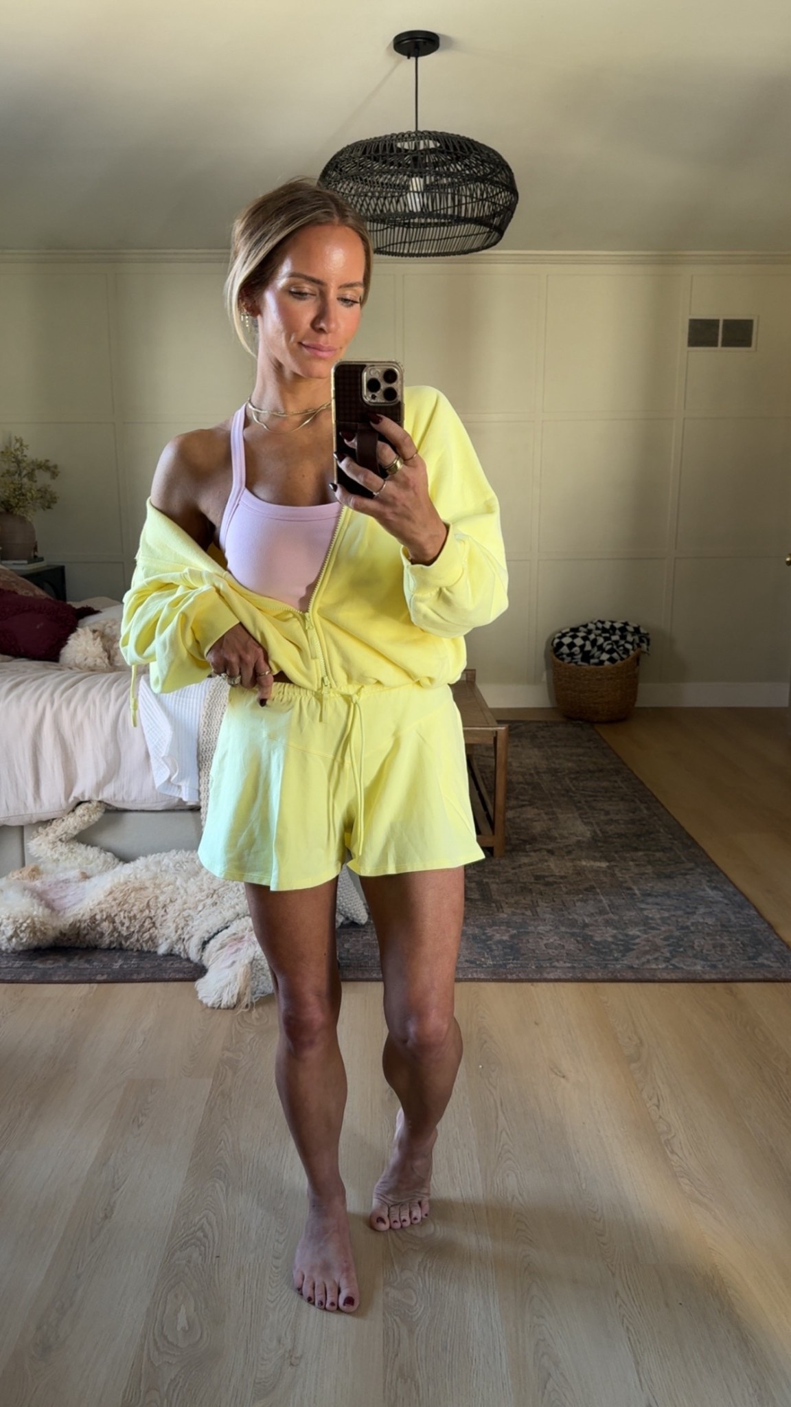 New arrivals from @Target 

Zip up: medium
Shorts: small 
Tank: small 
