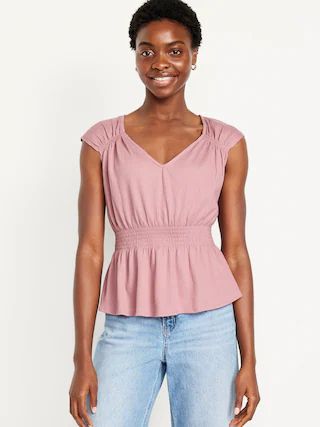 Smocked Waist Top | Old Navy (US)