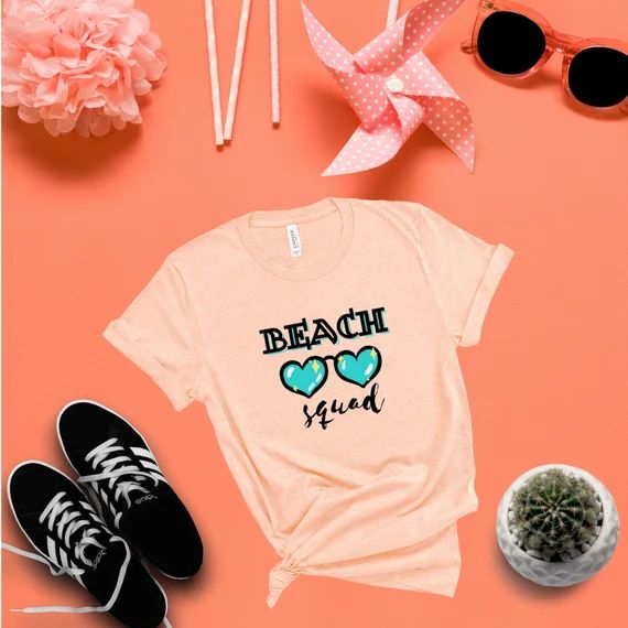 Beach Squad 2021 Girls Trip Shirts - Beach Shirts - Girls Tee - Beach Vacation 2021 - Beach Vacat... | Etsy (US)