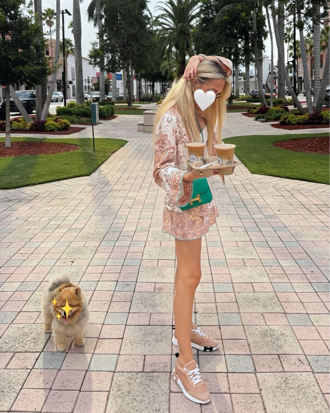 The matching set I’ll be living in lately 🤍☕️ Effortless, feminine, and so easy to throw on for a coffee run, brunch, or a warm-weather day out. The prettiest paisley print with contrast trim, flowy shorts, and a relaxed button-down top that looks just as chic worn together as it does styled separately. An easy elevated summer outfit that would be perfect for vacation, resort wear, travel days, or everyday Miami style. Linking the full two-piece matching set here ✨

#LTKgrwm #LTKootd #LTKSeasonal