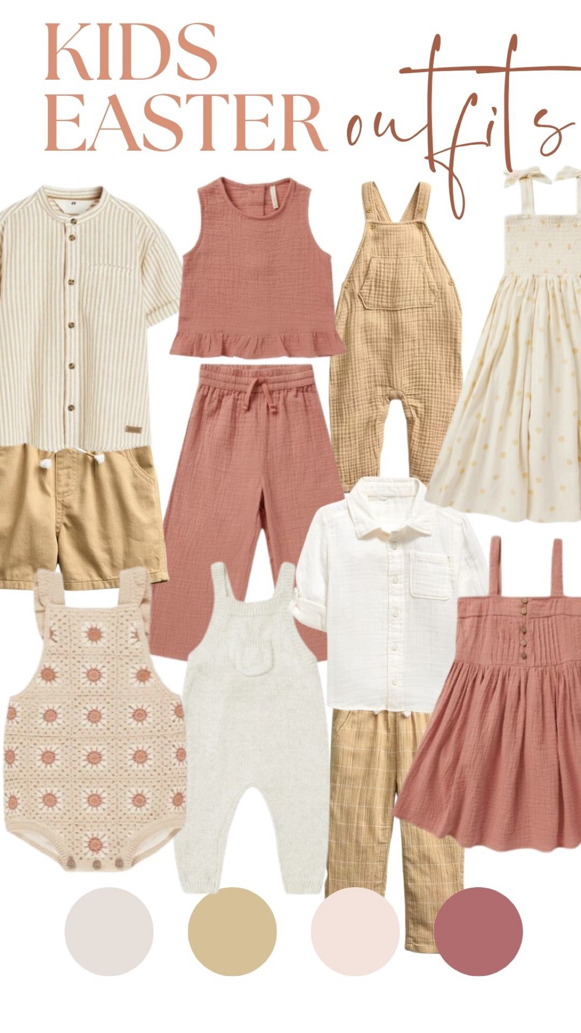 Kids Easter outfit ideas // muted mustard, mauves & ivory 

#LTKkids #LTKSeasonal #LTKstyletip