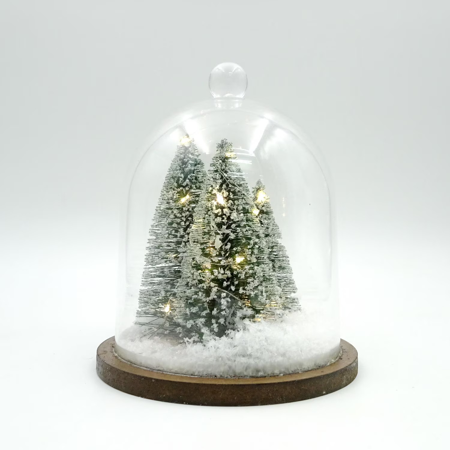 FRAÎCHE Holiday Light-up Bottle Brush Tree Dome Décor | Walmart (CA)