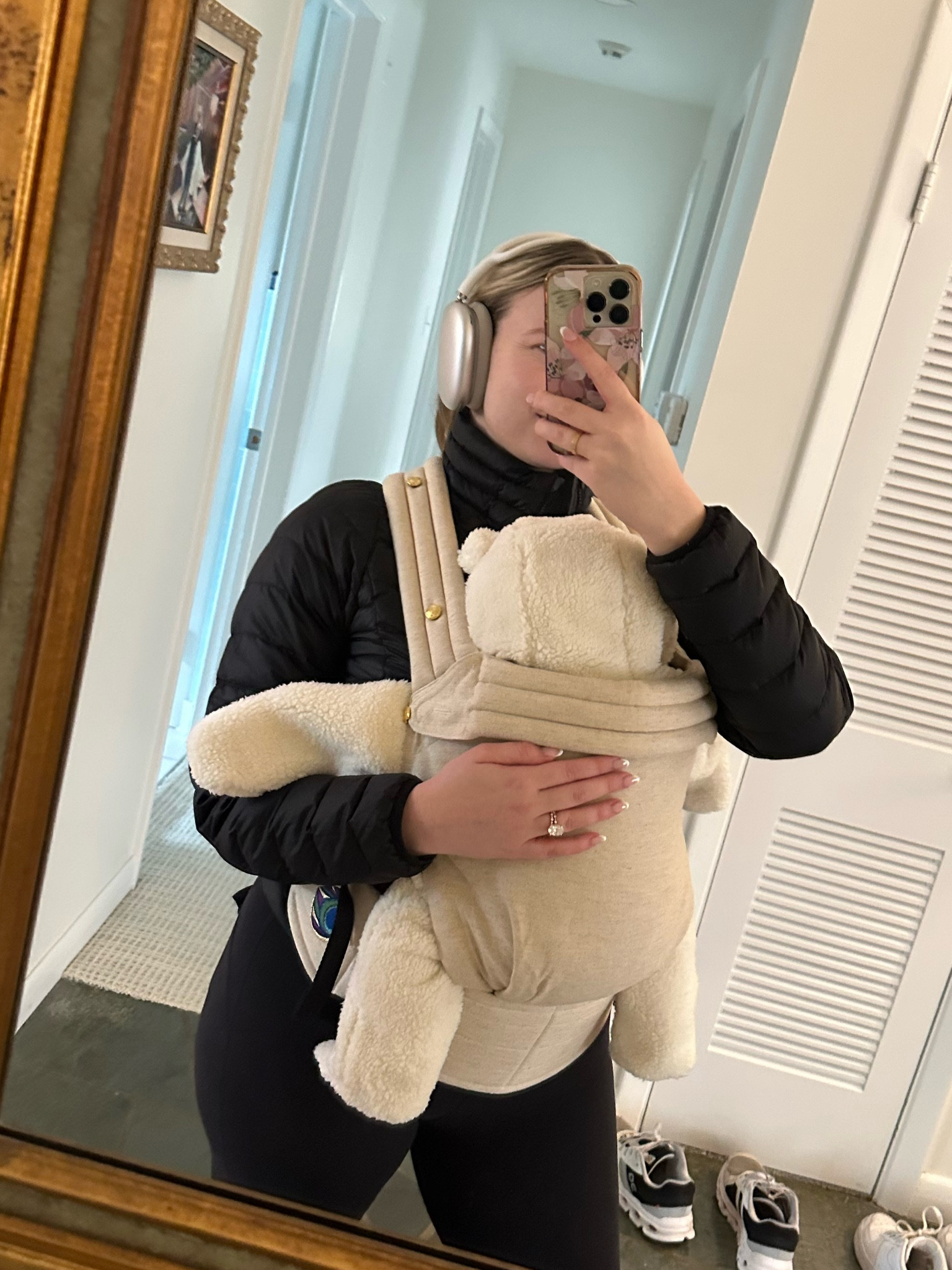 Mommy and me 1 month old outfits for a cold winter walk 

#LTKStyleTip #LTKBaby #LTKKids