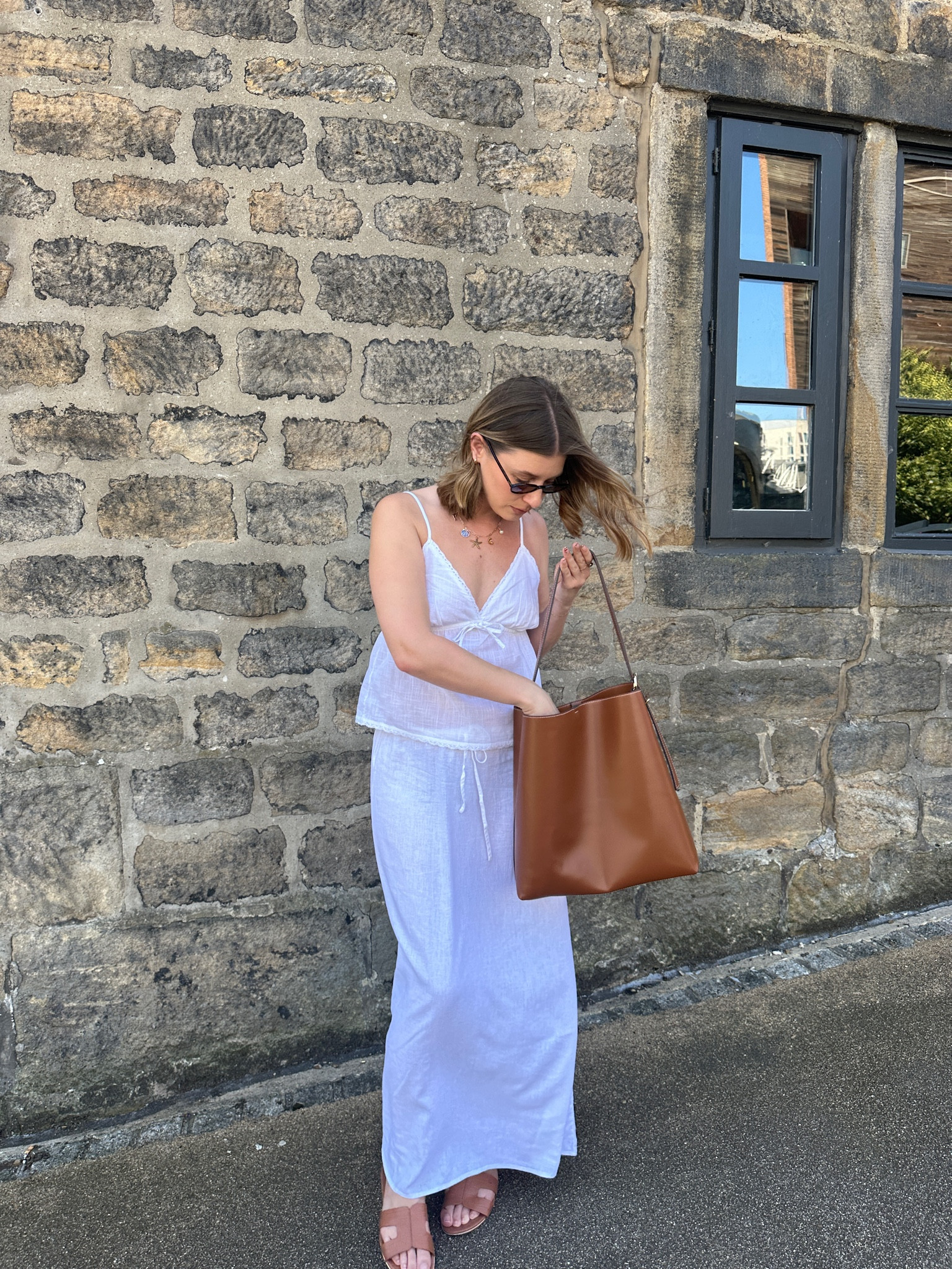 Can I just wear linen all the time? Adore this outfit #linen #summeroutfits #mycottonon
