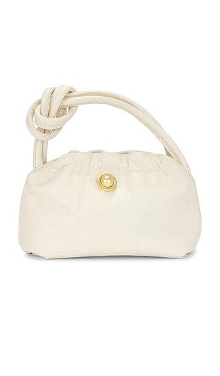 The Swan Bag in Ivory Croc Effect | Revolve Clothing (Global)