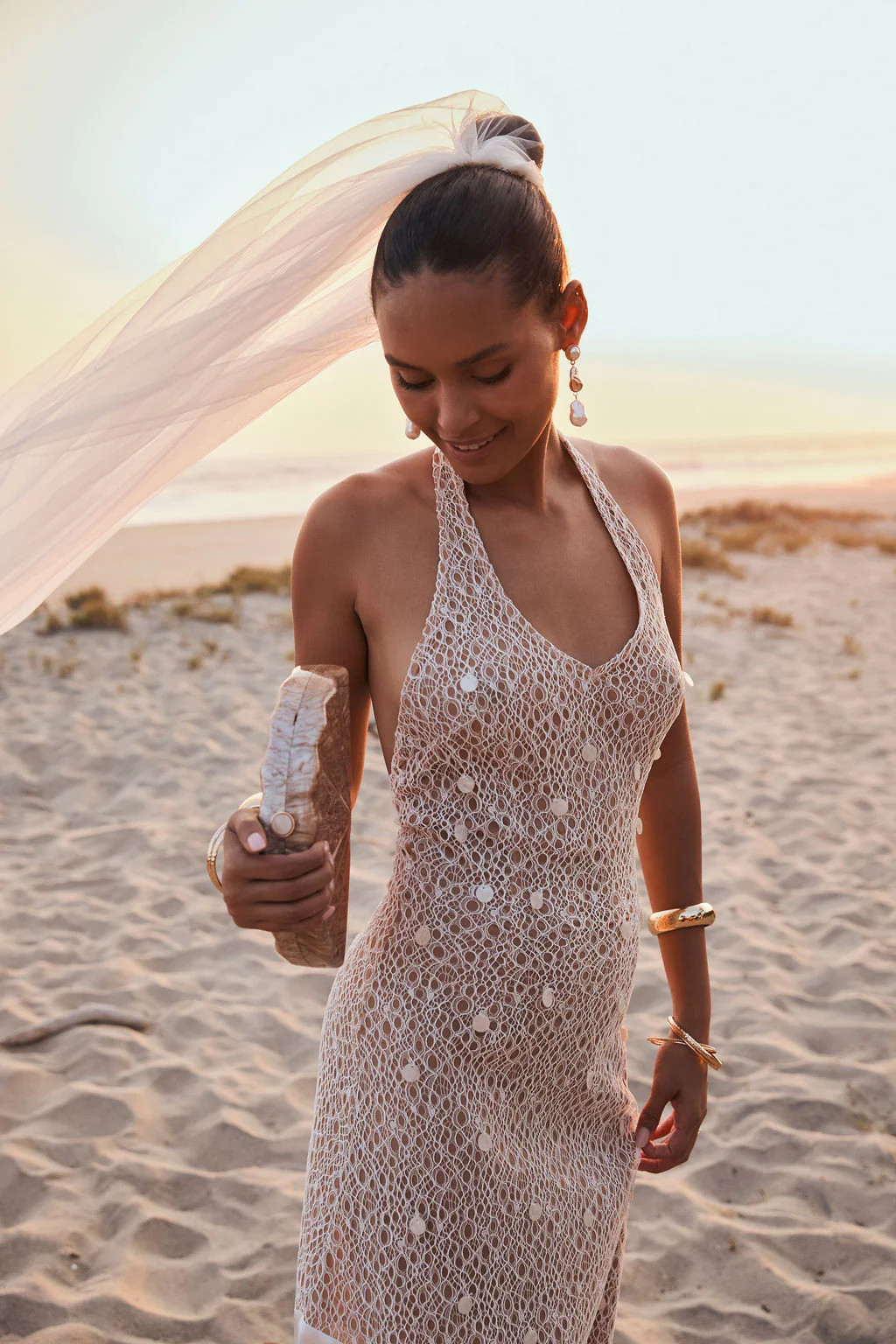 Anastasia Pearl Embellished Maxi Dress | 12th Tribe