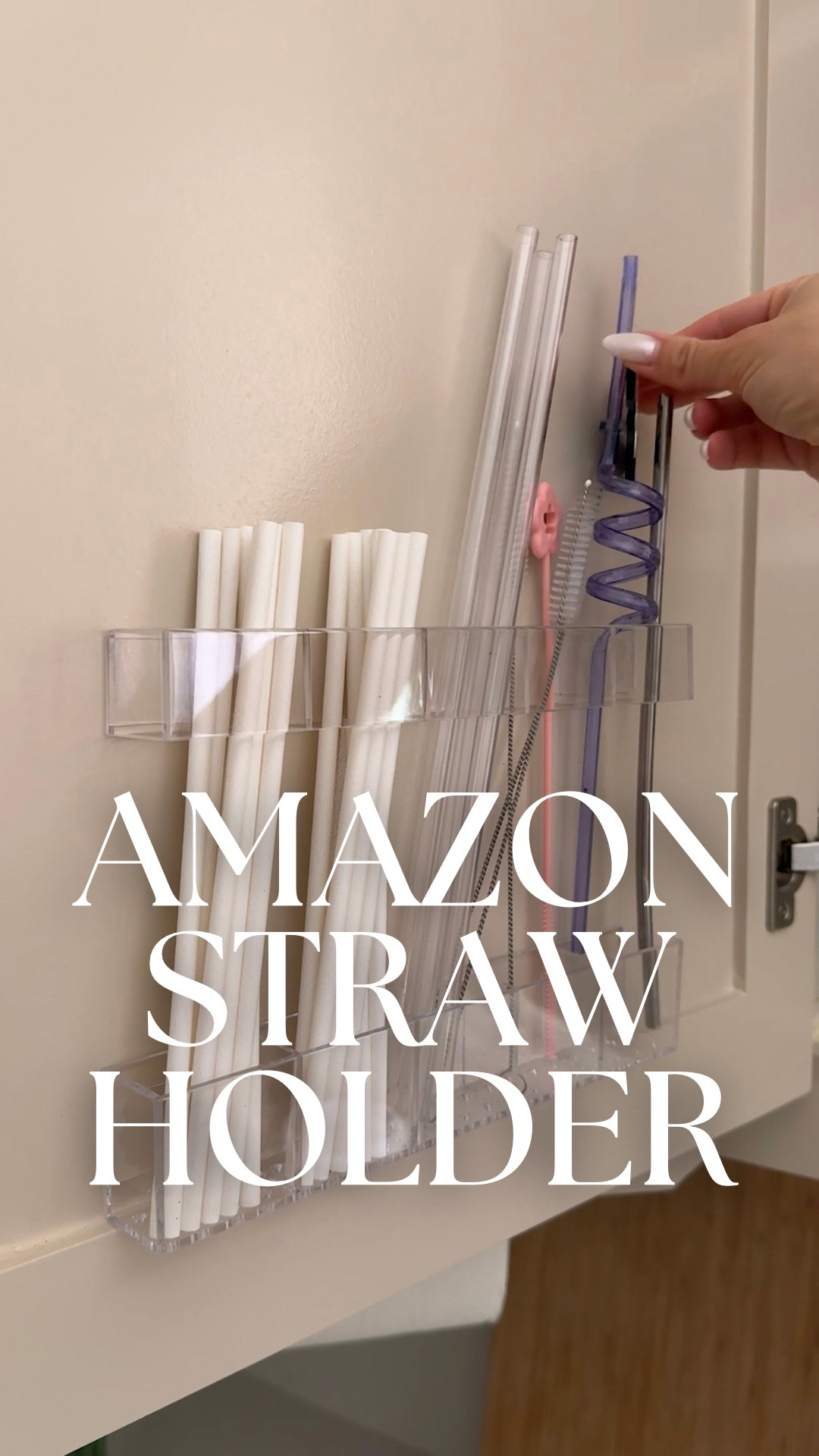 Finally organized my straws with this hidden cabinet holder from Amazon 🙌🏼 

straw holder organizer, cabinet storage, kitchen organization hack, amazon kitchen find, hidden storage, space saving, cabinet door organizer, kitchen must have, home organization ideas, amazon home find #amazon #amazonhome #amazonfinds 

*affiliate link

#LTKSaleAlert #LTKHome #LTKmorningroutine