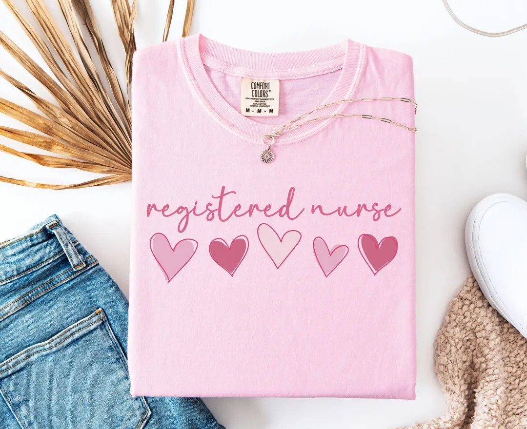 Registered Nurse Valentine Shirt, Valentines Day Nurse Shirt, RN Nurse Gifts, Valentines Day Gift... | Etsy (US)