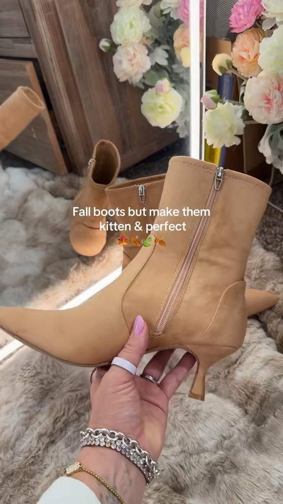 Kitten Boots and cute! Perfect fall boots.

#LTKOver40 #LTKSaleAlert #LTKootd