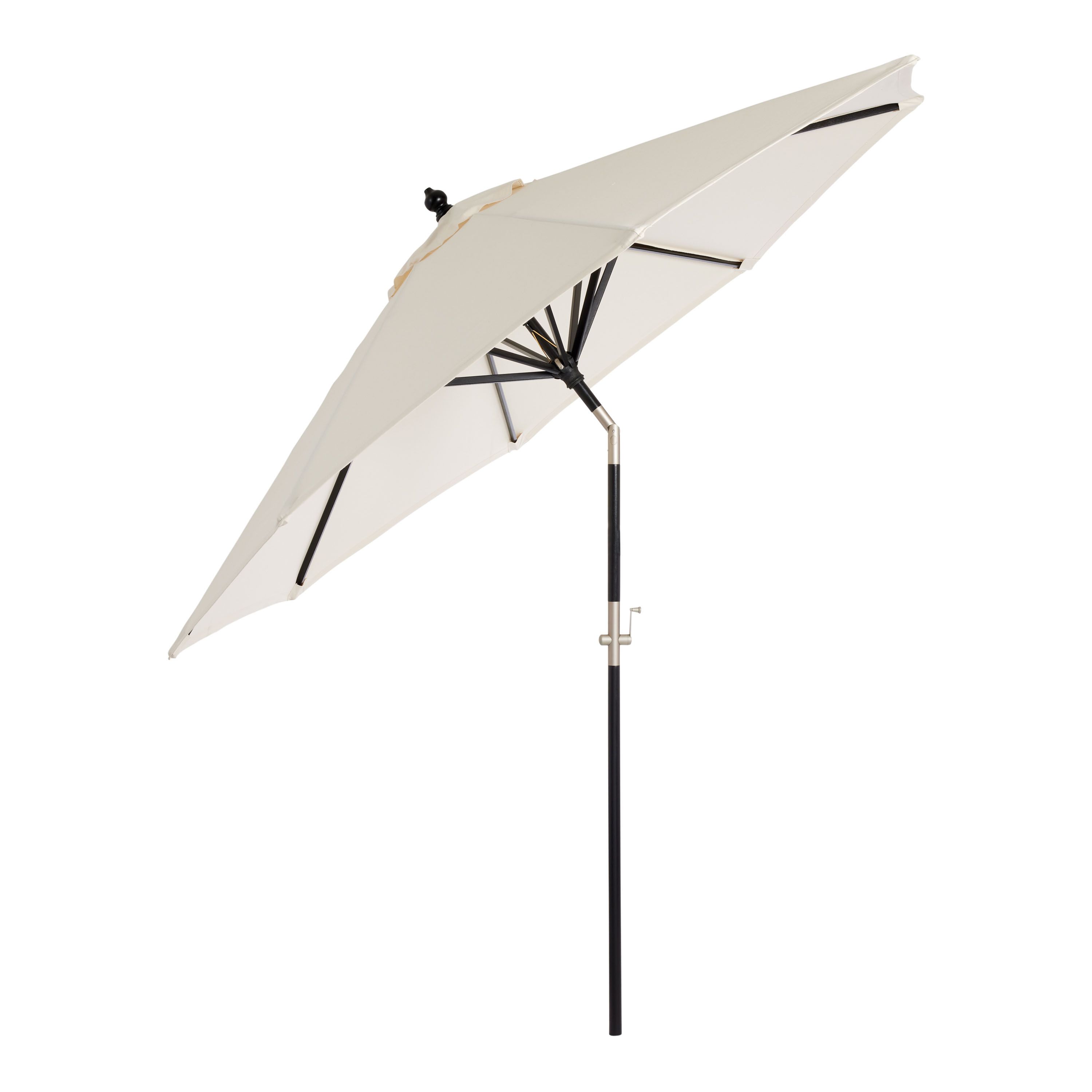 Wood Crank Lift Tilting 9 Ft Patio Umbrella Frame and Pole | World Market
