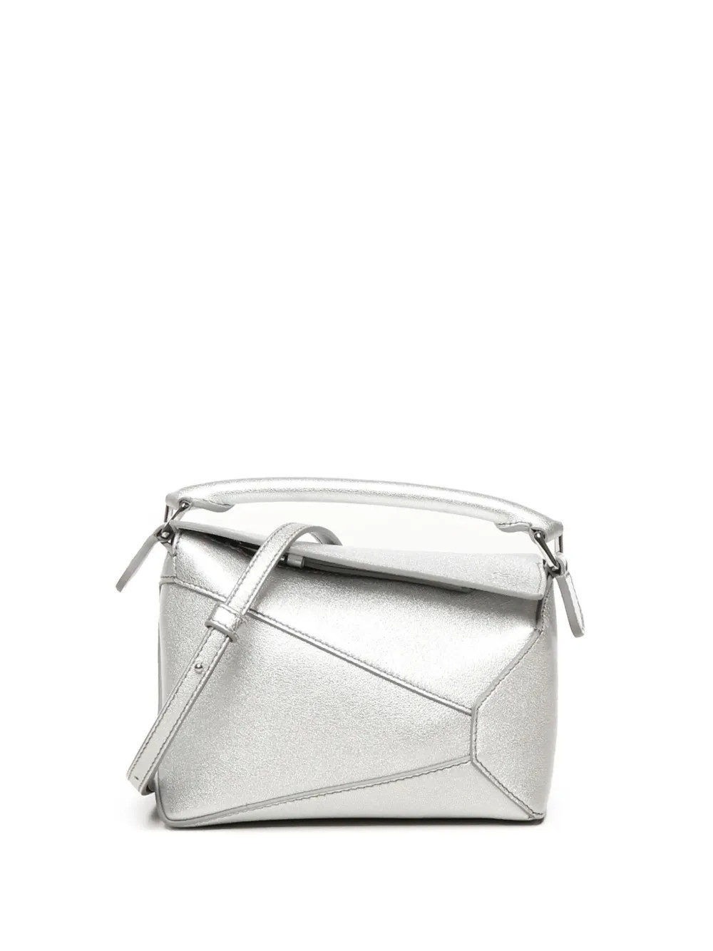 LOEWE Snail Dice Shoulder Bag | Silver | FARFETCH BR | Farfetch (BR)