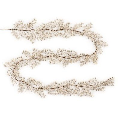 6' Christmas Unlit Champagne Berry Artificial Garland - Wondershop™ | Target