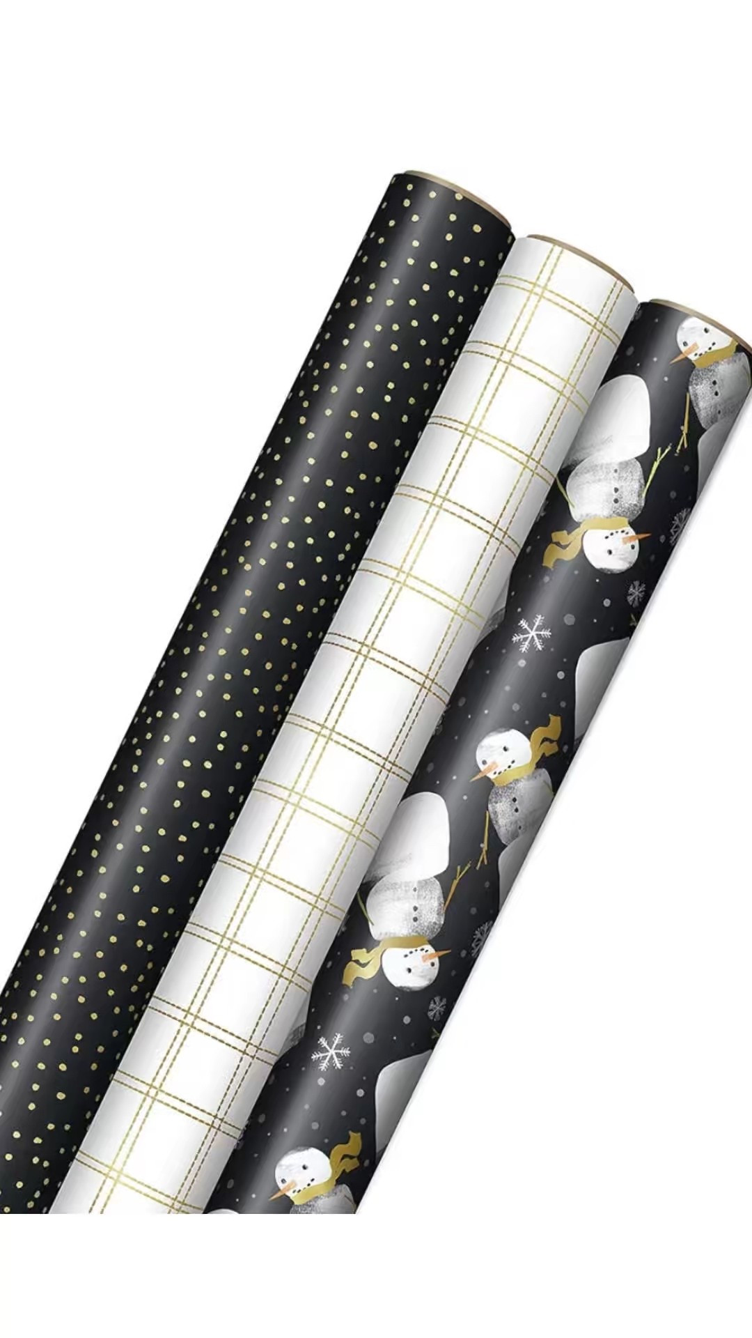 Black Christmas Wrapping Paper (3 Rolls) Charcoal Gray Goth Christmas 

#LTKSeasonal #LTKHoliday #LTKGiftGuide