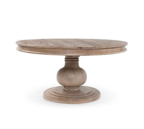 Kary Round Wood Dining Table (60"w) | Pottery Barn (US)