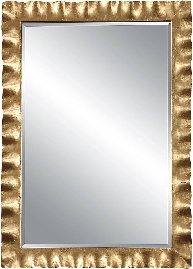 Uttermost Haya Antiqued Gold Leaf 28 1/4" x 40" Wall Mirror | Amazon (US)