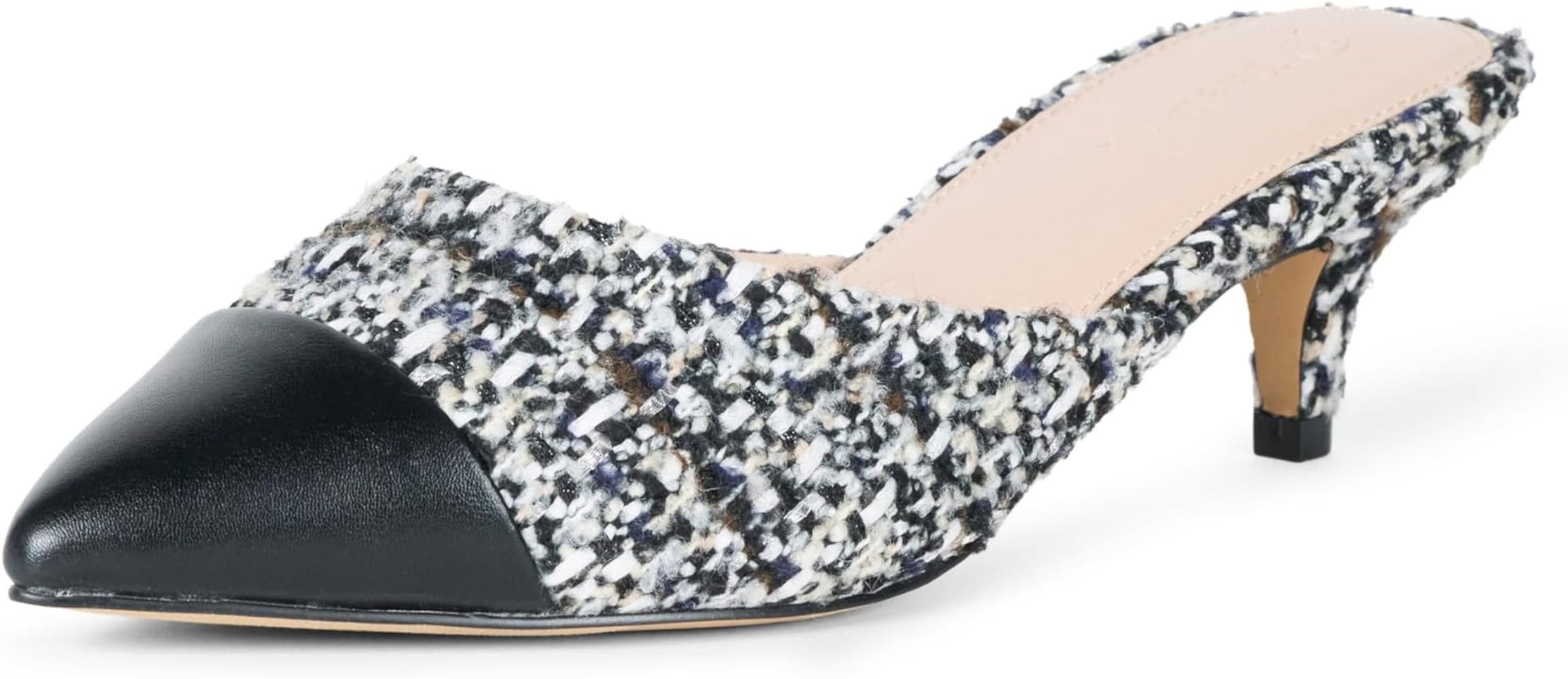 The Drop Women's Paulina Pointed Toe Two-Tone Mule | Amazon (US)