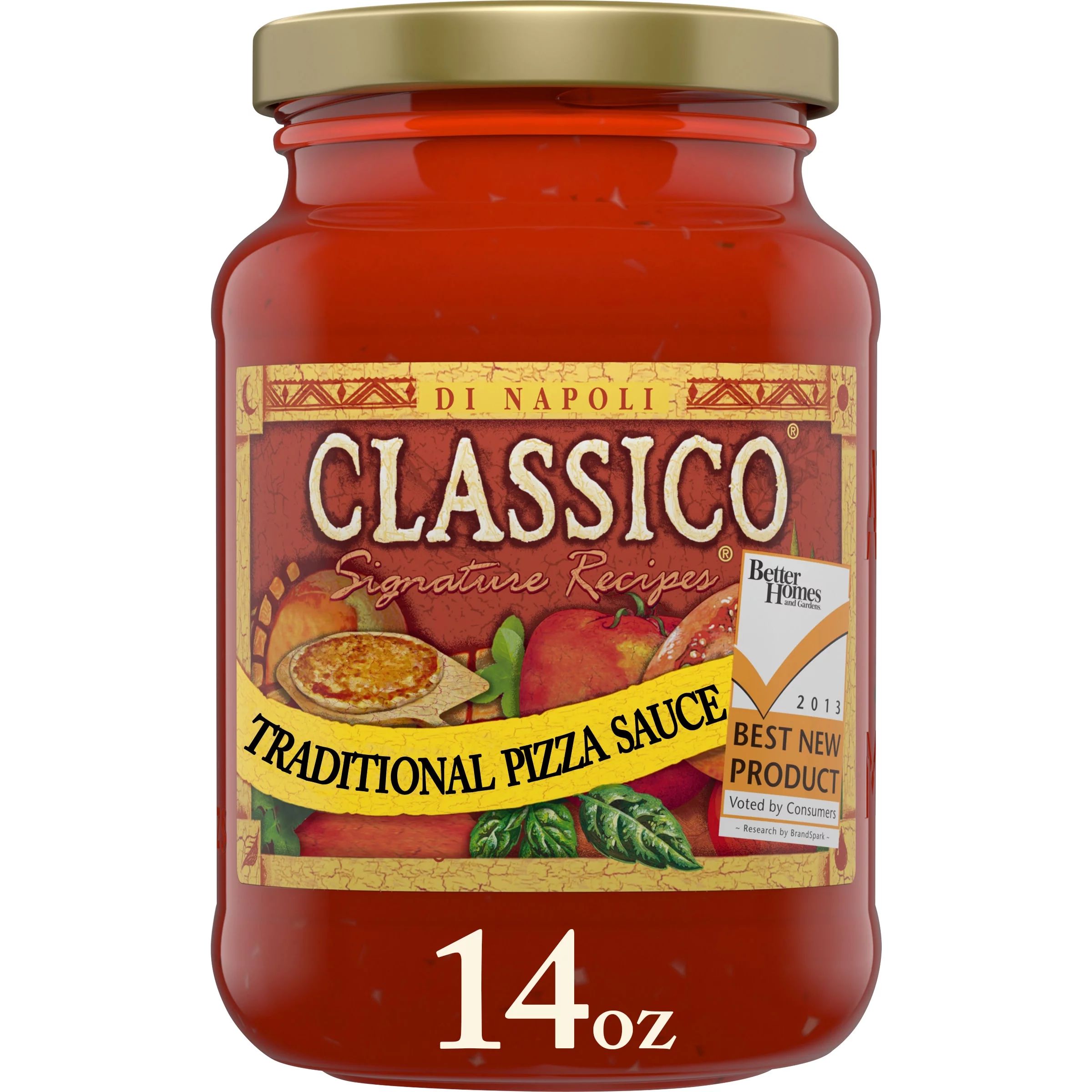 Classico Signature Recipes Traditional Pizza Sauce, 14 oz. Jar | Walmart (US)