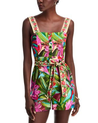 FARM Rio Jardin de Reve Floral Print Romper  | Bloomingdale's Women | Bloomingdale's (US)