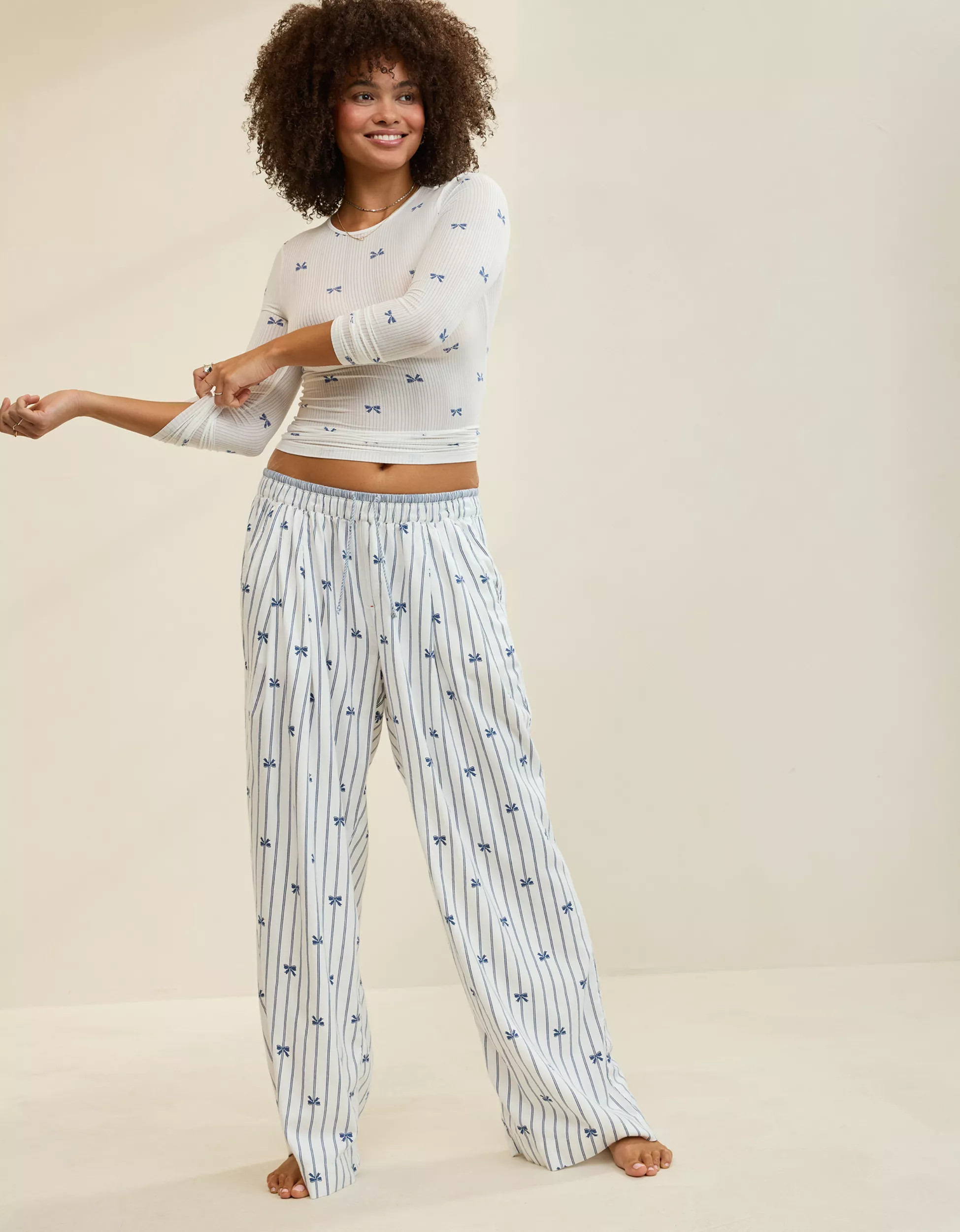 Aerie Street Flannel Trouser PJ | Aerie