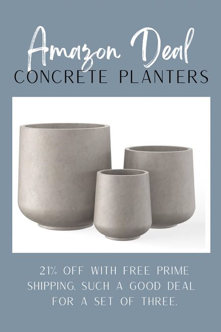 Amazon Deal Concrete Planters



Affordable outdoor planter pots. Trending outdoor planter pot set on sale.#LTKsalealert #LTKstyletip

#LTKSeasonal