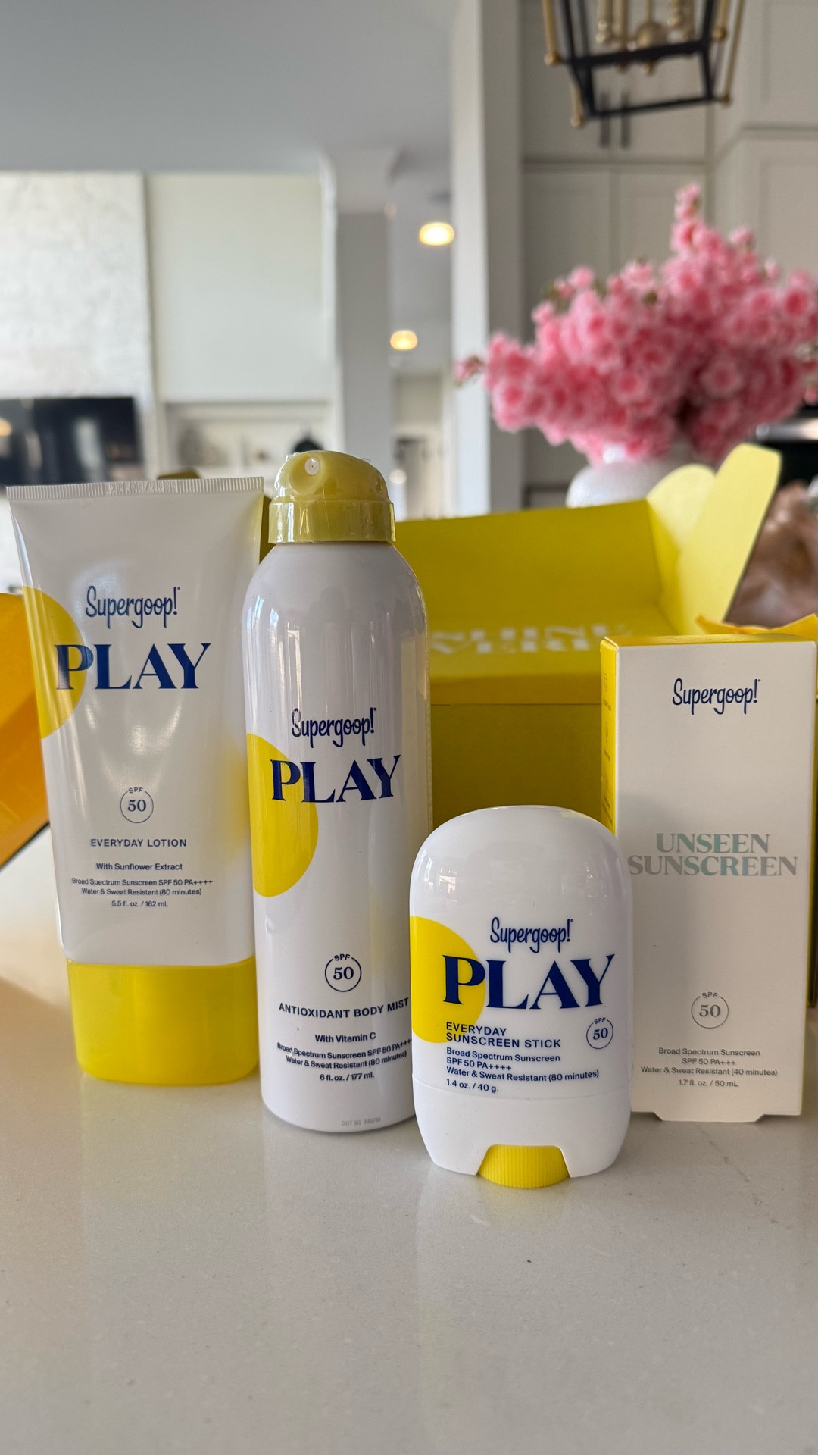 Three ways I actually stay consistent with sunscreen (because if it’s complicated, I’m not doing it):

I’ve used Supergoop’s Glow Screen for years—it gives that effortless glow while actually protecting your skin. The Play spray is my go-to when I need something quick and mess-free, especially for busy mornings. And the stick? A must for reapplying without getting sunscreen all over your clothes or hands.

Linked my favorites here so you can grab what fits your routine.

#LTKSwim #LTKBeauty #LTKTravel