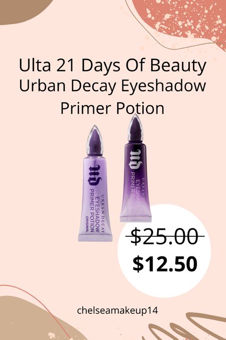 Ulta 21 Days Of Beauty // Urban Decay Eyeshadow Primer Potion 

#LTKsalealert #LTKbeauty