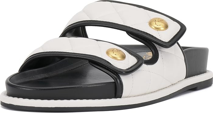 Vince Camuto Graysin Quilted Double Band Slide Sandals | Amazon (US)