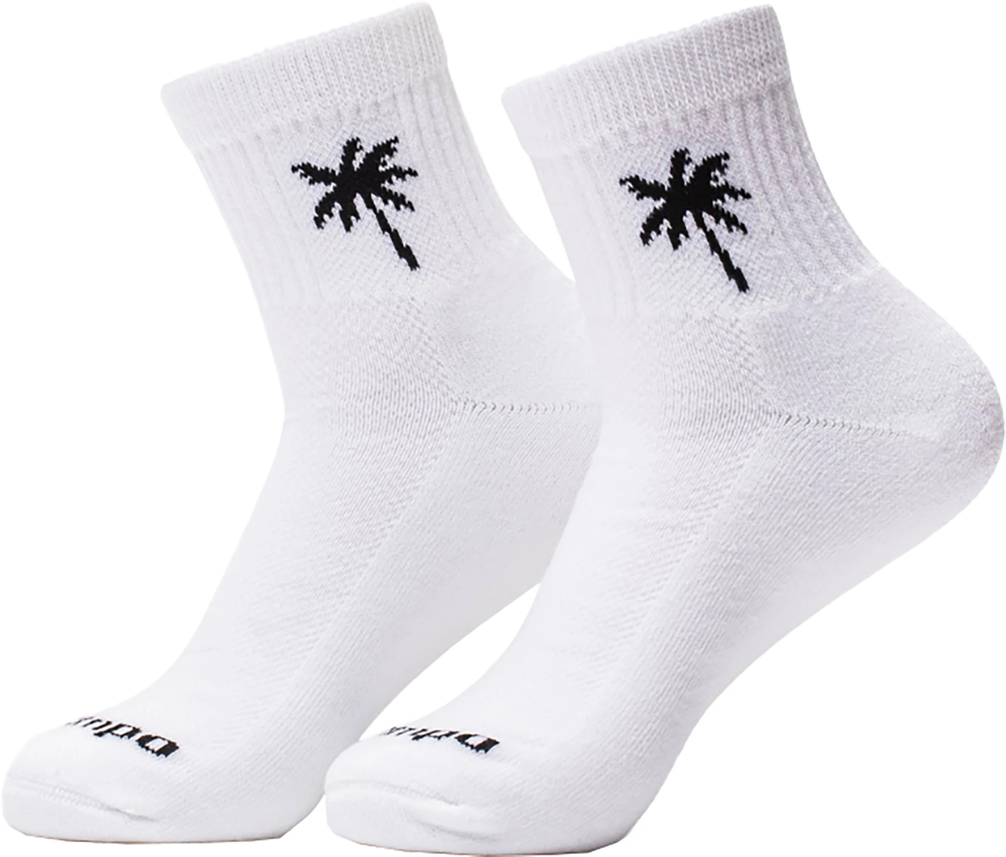 Del Campo Golf Men's Palms Golf Sock, Medium/Large, White/Black | DICK'S Sporting Goods