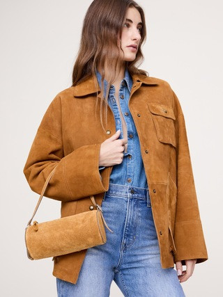 Leather Barrel Bag | Banana Republic (US)