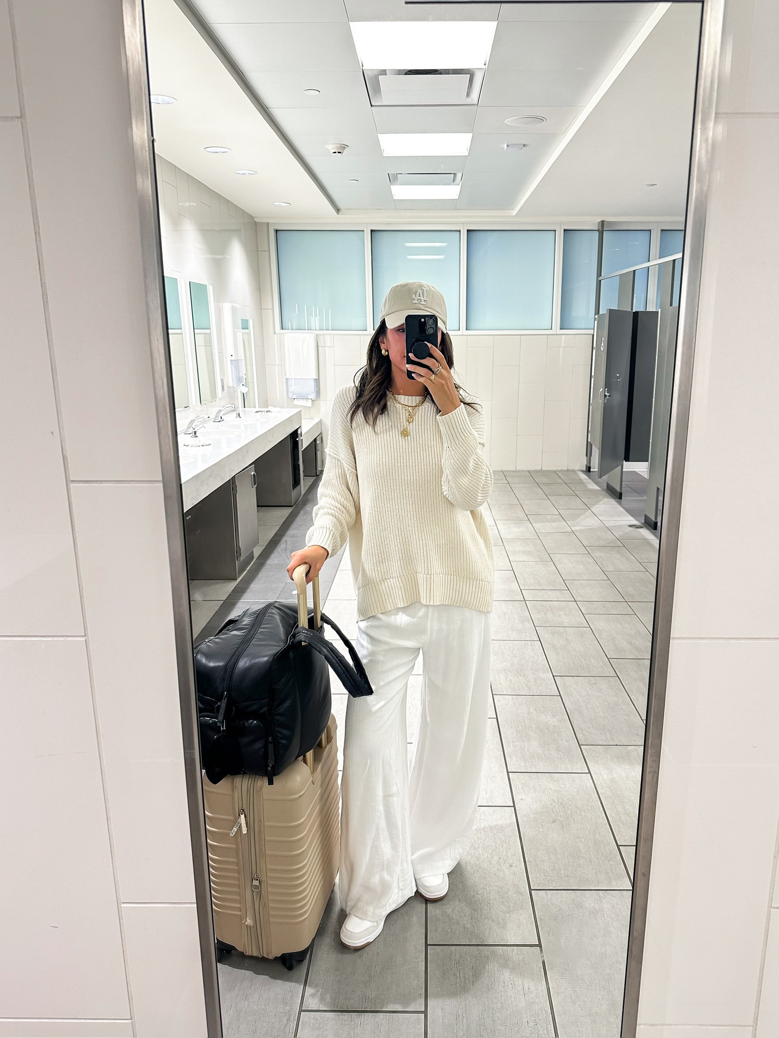Travel outfit ✈️ Wearing xs tank, xs sweater, xs long pants - code AFNENA to save on pants and tank


Airport outfit 
Comfy outfit
Lounge outfit 


#LTKfindsunder100 #LTKstyletip #LTKtravel