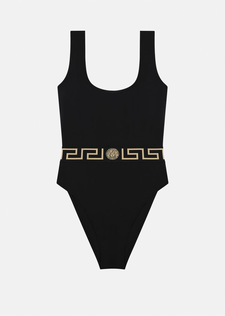 Versace Greca One-piece Swimsuit for Women | US Online Store | Versace (US)