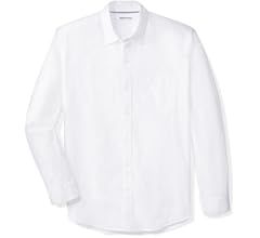 Amazon Essentials Men's Regular-Fit Long-Sleeve Casual Poplin Shirt | Amazon (US)