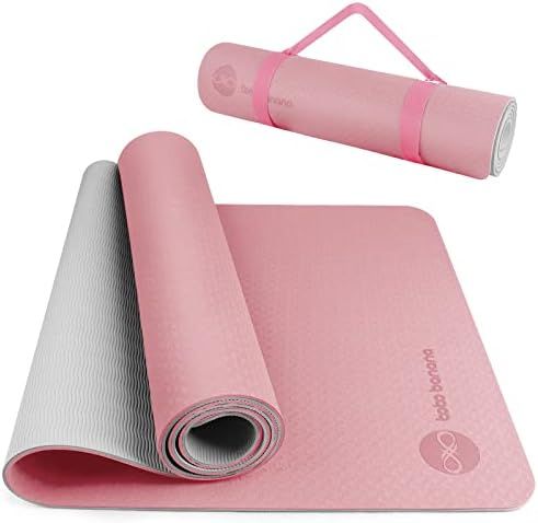 BOBO BANANA 1/4 Thick TPE Yoga Mat,72"x24" Eco-friendly Non-Slip Exercise & Fitness Mat for Men&W... | Amazon (US)