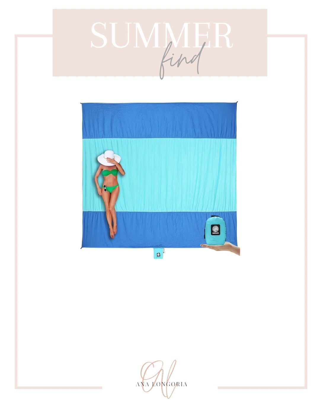 Summer find

 Beach Blanket Sandproof Waterproof, Extra Large Beach Mat, Oversized & Compact Sand Free, Quick Drying Beach Essentials for Vacation, Cruise, Picnic & Camping with Stakes

#LTKSwim #LTKTravel