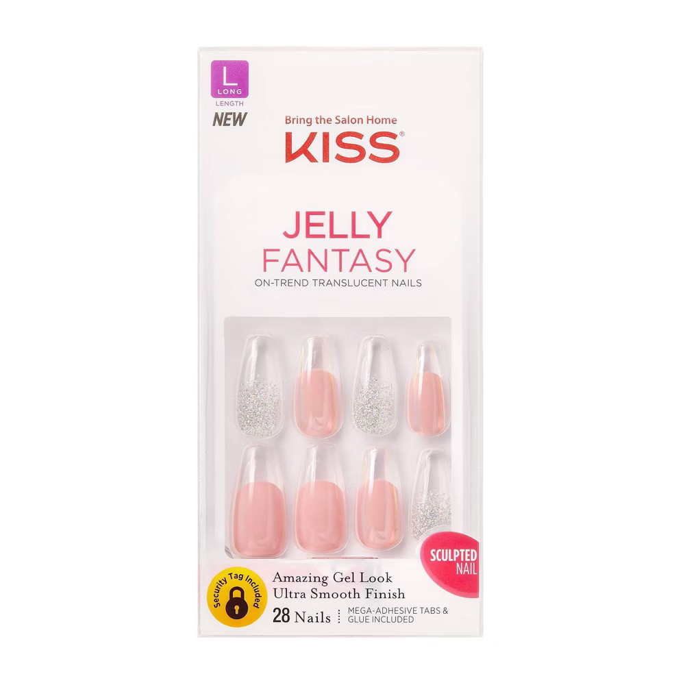 Kiss Glam Fantasy False Nails - Happy and Jelly - 28ct | Target