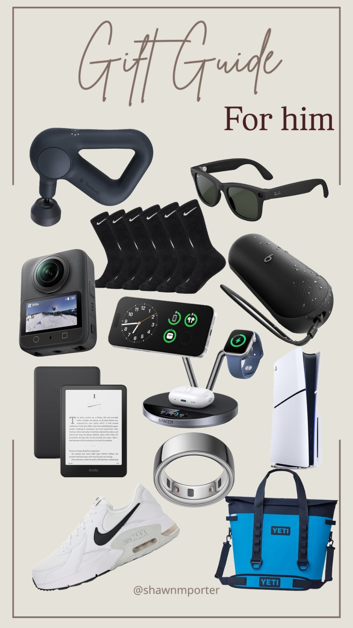 Gift guide for him. Between gaming, electronics, and active items I don’t think you could go wrong with any one of these items. 

#LTKMens #LTKHoliday #LTKGiftGuide