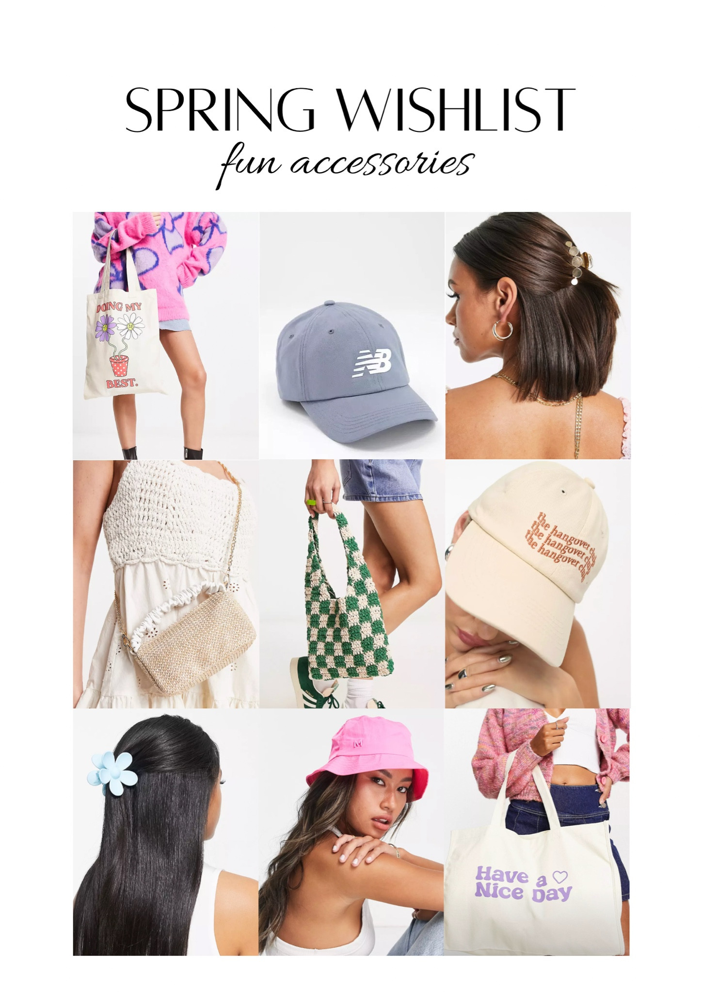 Spring wishlist: fun accessories✨

#LTKeurope #LTKSeasonal #LTKfit