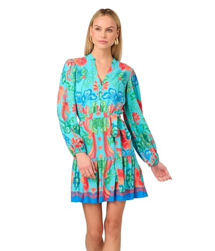Adrianna Papell Women's Printed Short Dress | Amazon (US)