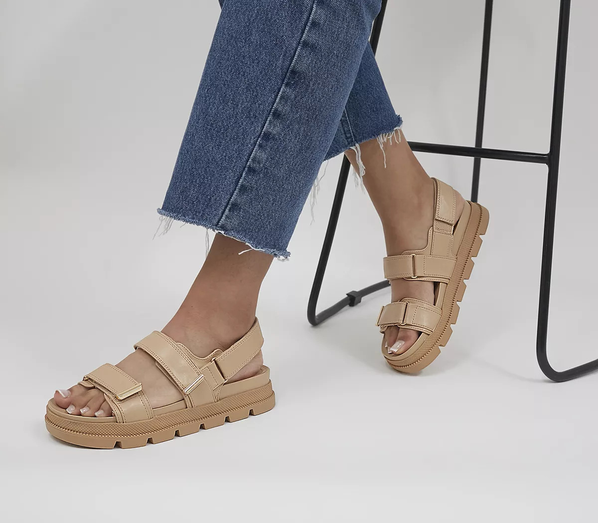 Solidify Double Strap Sandals | OFFICE London (UK)