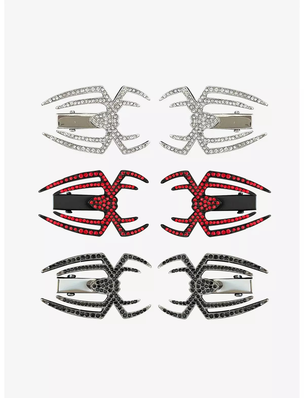 Her Universe Marvel Spider-Man: Brand New Day Spider Bling Hair Clip Set | Hot Topic | Hot Topic