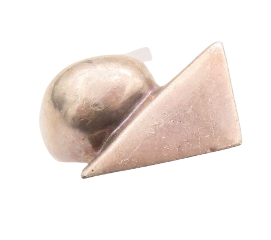 925 Sterling Silver Vintage Ring MEXICO Brutalist Designer Carved Sz 7.5 RG28270 | eBay US