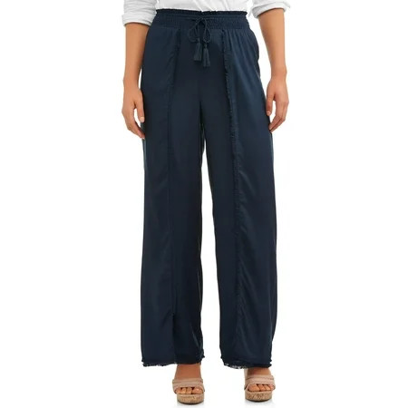 Women's Fray Edge Long Pant | Walmart (US)