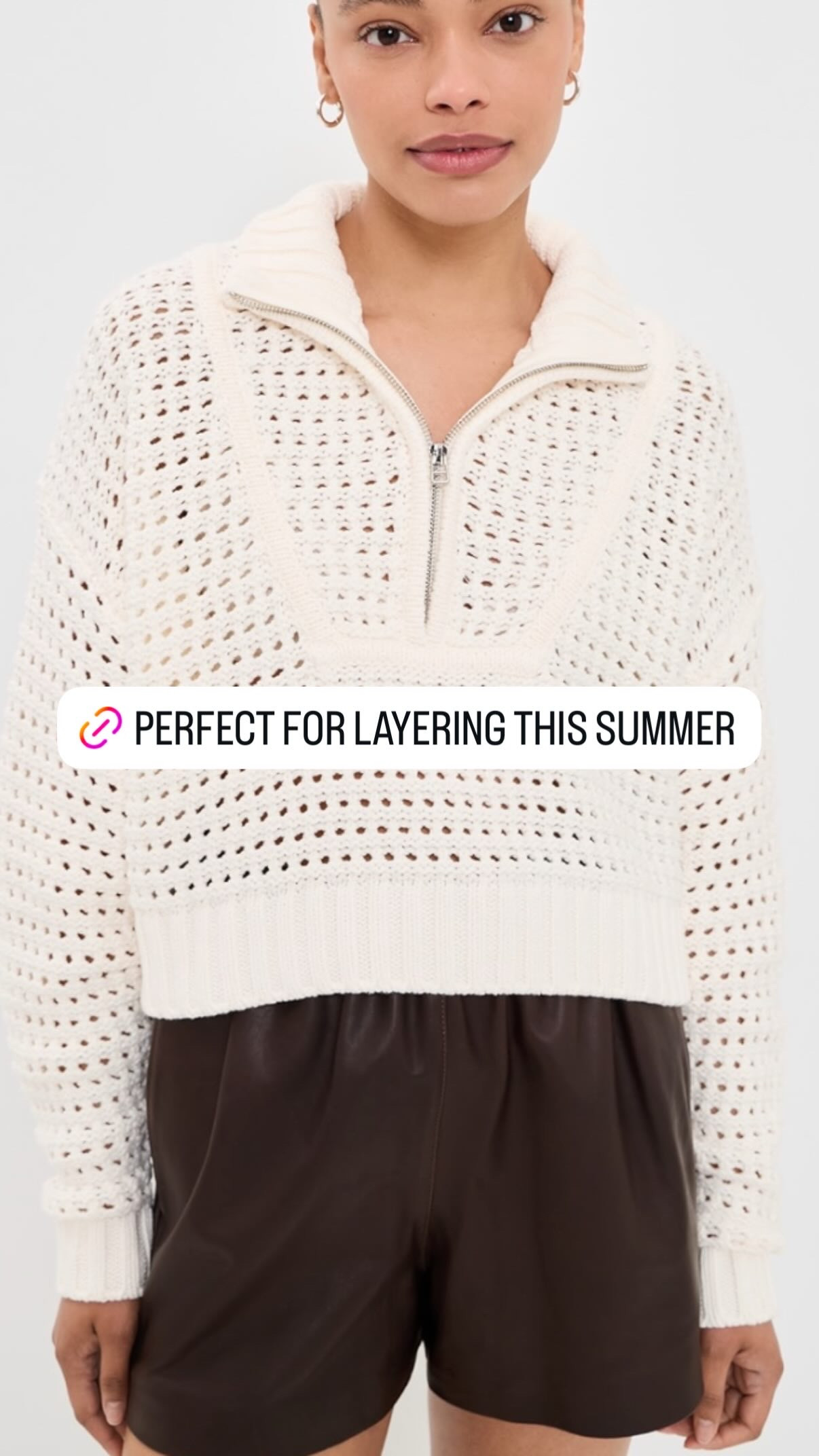 This knit is perfect for layering this summer. Excited to share a roundup of everyday elevated casual finds that I'm eyeing for summer. From dresses, shorts, bags, tops, and more. 

 #LTKgrwm #LTKootd #LTKmomlife