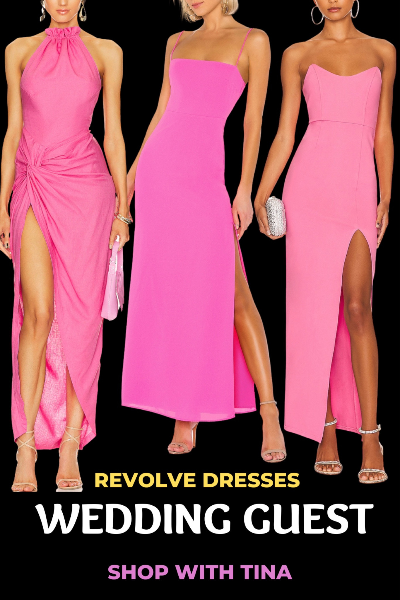 These pink wedding guest dresses are so sexy!

#LTKwedding #LTKFind
