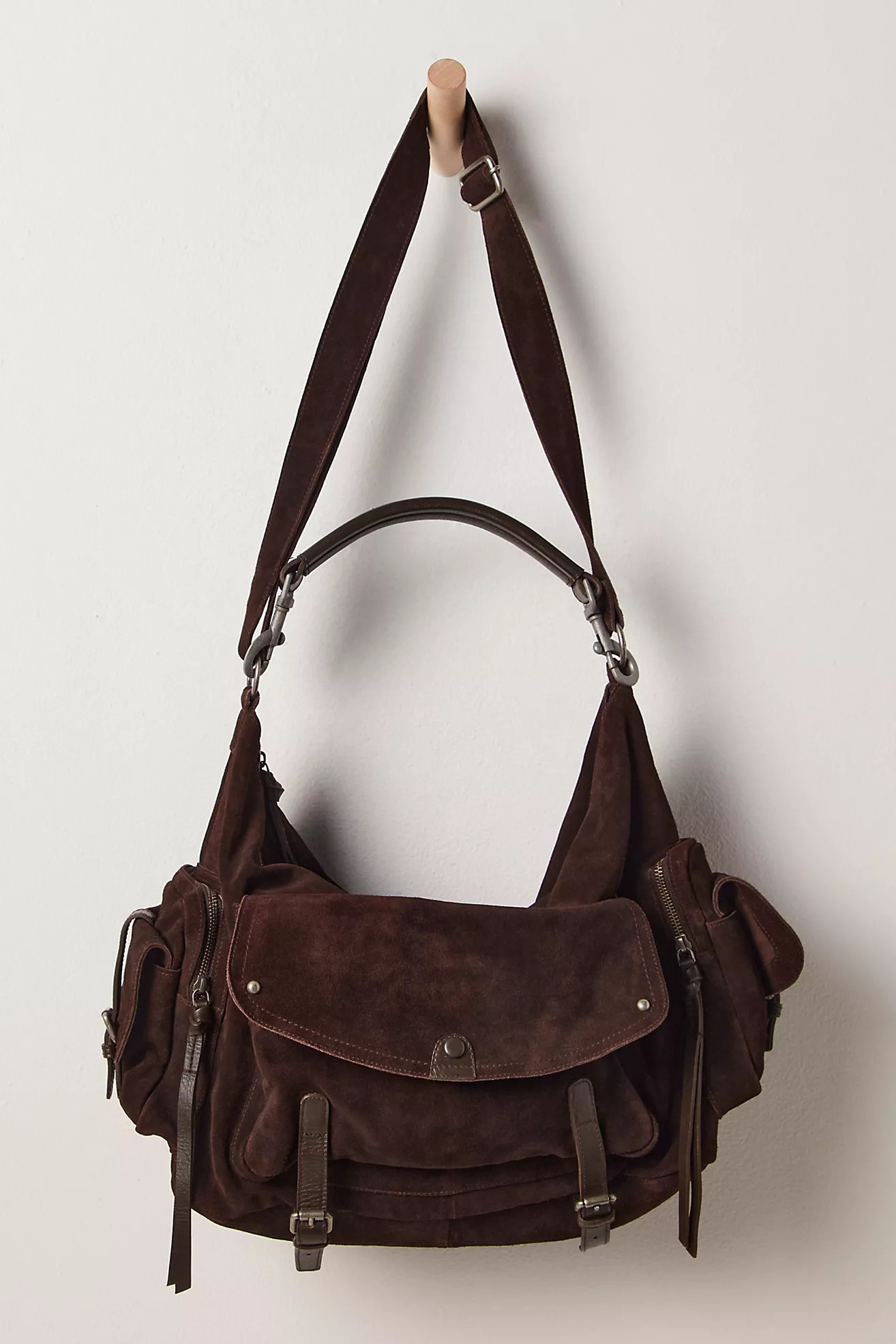 Oversized Palermo Suede Shoulder Bag | Free People (Global - UK&FR Excluded)