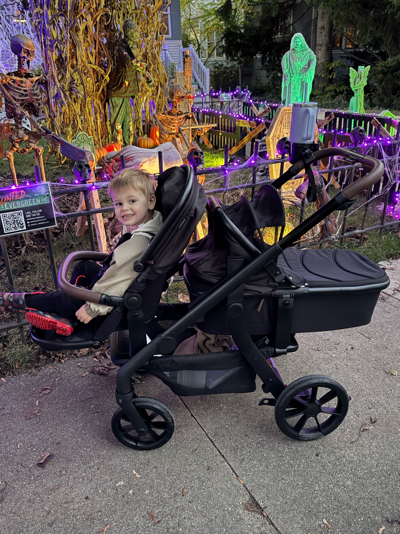 double stroller with 23 (!!!) CONFIGURATIONS 😲

#LTKTravel #LTKBaby #LTKKids