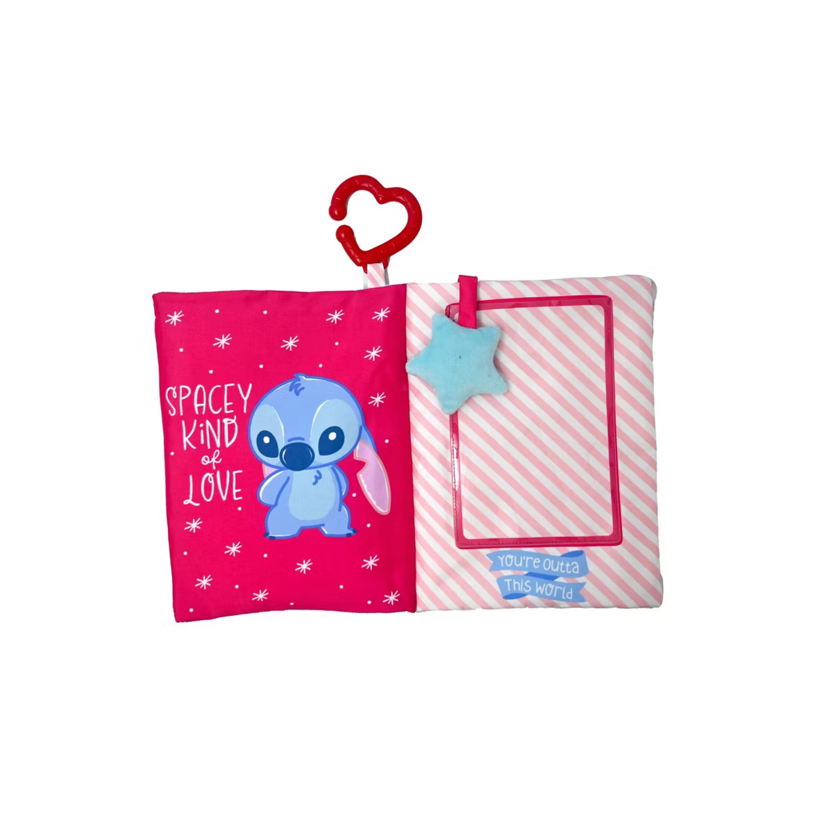 Disney Baby Lilo and Stitch Valentine Soft Photo Album Baby Learning Toy | Target