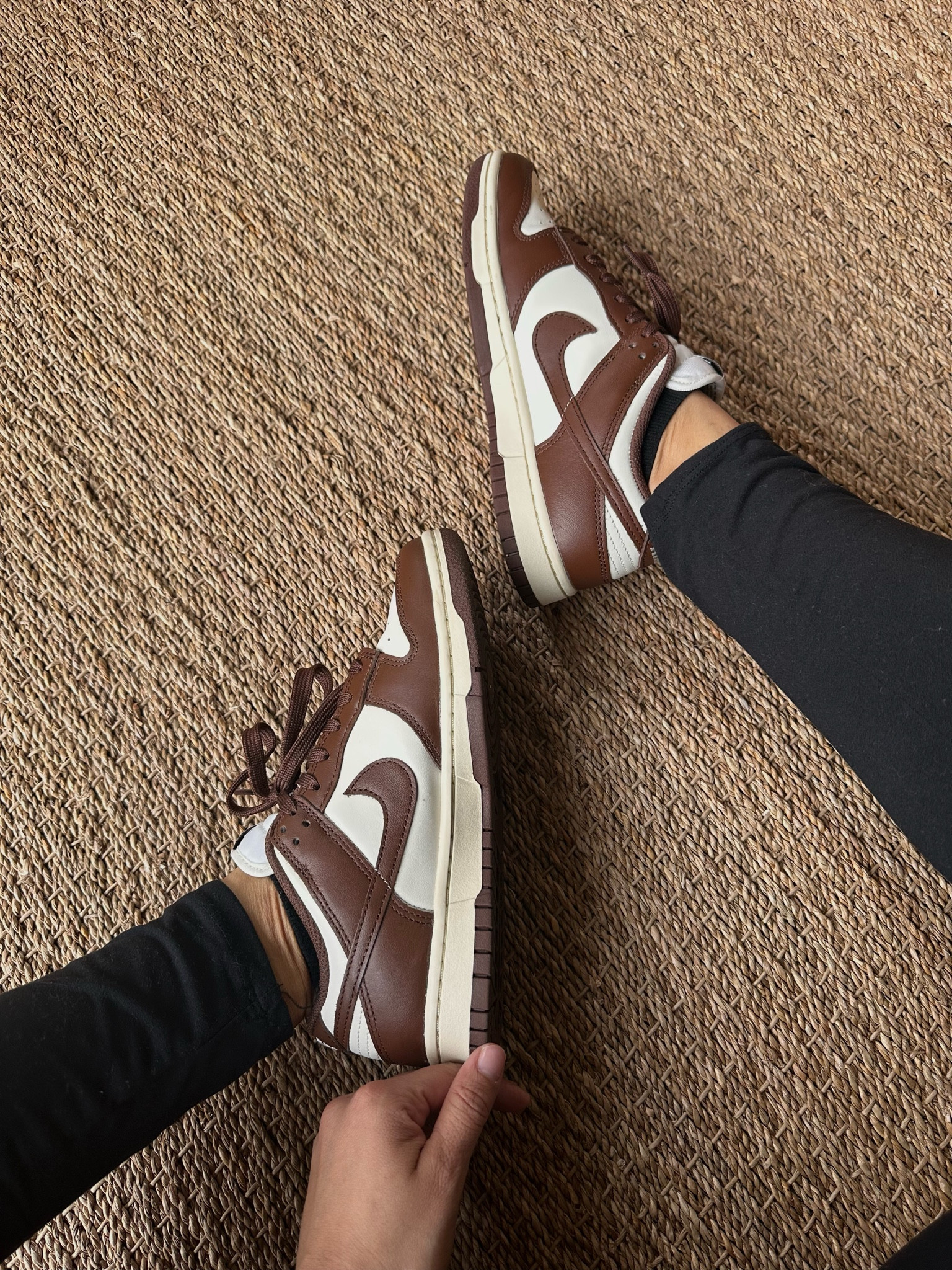 Brown nike dunks for the fall 🍂🤎