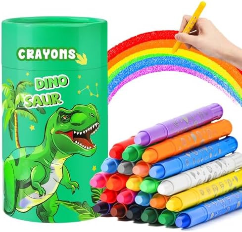 DreamCandy Twist Crayons for Toddlers,24 Colors Non Toxic Washable Crayons for Kids,Art Supplies ... | Amazon (US)